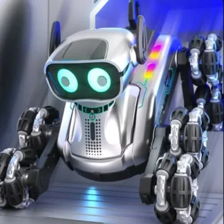 Perro robot de escalada inteligente - Modo acrobático de 8 ruedas + control remoto de gestos para niños de 6 a 12 años