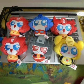 En Stock, transformadores originales, juguetes periféricos de animación, almohada reforzada, caja ciega de felpa de Anime, colección de modelos de figuras de acción