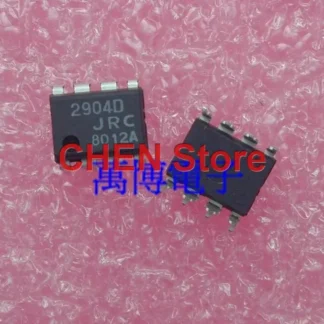 JRC NJM2904D Dip-8 Chip amplificador de informática JRC2904D, fuente de alimentación única, amplificador de informática bidireccional 2904D, Japón, 10 Uds.