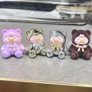 2025 genuino en Stock cerdo enlatado serie Lulu Mini lindo bolso ciego de grano estatuilla juguete de moda decoración de escritorio regalo de cumpleaños para niña