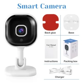 Para uso en interiores CCTV cámara doméstica 1080P HD Mini cámara de seguridad seguridad del hogar resolución HD 1080P diseño compacto