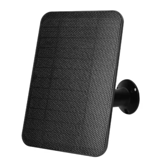 Banco de energía solar Panel de células solares de 4 W Micro USB impermeable con enchufe de goma para cámara Blink XT/XT2/exterior (3a generación)