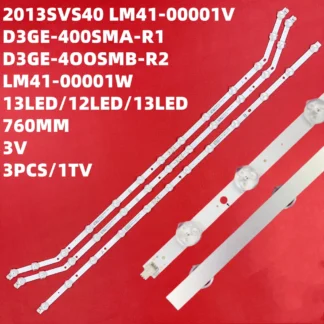 Tira de LED para iluminación trasera para UN40EH5000W UE40H6203 D3GE-400SMB-R1 D3GE-400SMB-R2 UE40EH5300 2013SVS40 BN96-28767A BN96-28766A