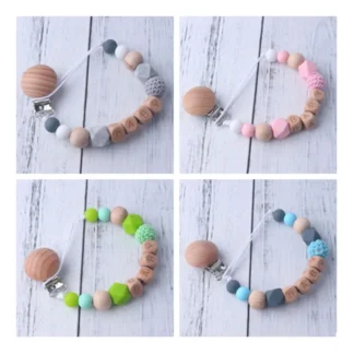 Nuevos Clips para chupete de bebé, mordedores con nombre personalizado, juguetes, soporte para pezones, cadena con Clip, accesorios para bebés, regalos para recién nacidos personalizados