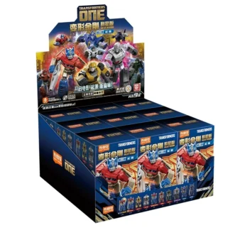 Blokees originales transformación uno bloques de construcción Optimus Prime Megatron Bumblebee Shockwave caja ciega figura colección Juguetes
