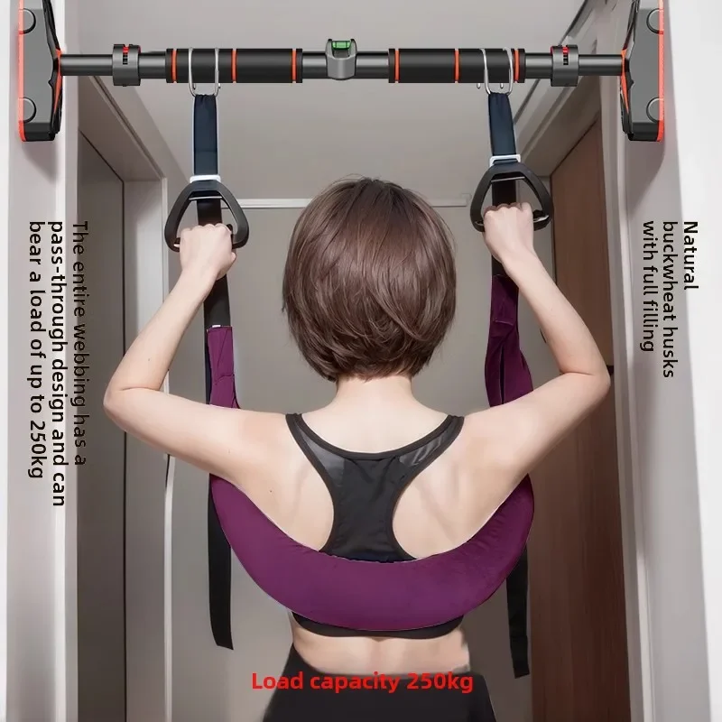 Cinturón de tracción Lumbar ergonómico, dispositivo de estiramiento espinal multifuncional para uso doméstico, restauración y defensa de la columna Lumbar