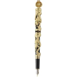 Pluma estilográfica 3D Snake Heavy Metal Pen - Dorado