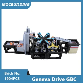 Bloques de construcción MOC Geneva Drive, modelo DIY, ladrillos ensamblados, colección de máquinas deportivas, gran bola, juguetes de contratación, regalos, 1904 Uds.