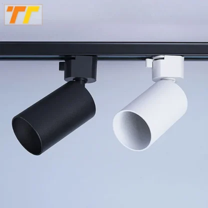 Accesorio de luz Led para pista, iluminación con interfaz GU10, lámpara de pared, focos de riel, foco Led, tienda de ropa, hogar, 220V