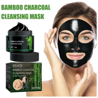 EELHOE Mascarilla para rasgar espinillas de carbón de bambú, mascarilla hidratante para espinillas y acné, mascarilla de barro controladora de aceite para poros