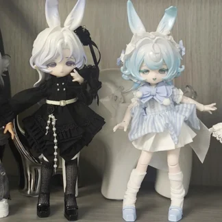 Come4free 1/12 Bjd caja ciega Bonnie estrella meteorológica serie de lenguaje conejo Kawaii Bjd Decora figuras de acción articuladas Juguetes