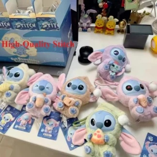 ﻿   Caja ciega kawaii Stitch No importa cómo cansado aún necesita tomar morderse colección de muñecos lindos versión de alta calidad regalos sorpresa