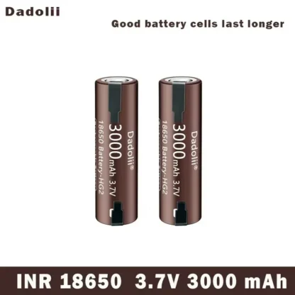 Batería de alta calidad 18650 3000mAh con tira de soldadura, utilizada para destornillador de alta corriente 30A + níquel DIY INR18650