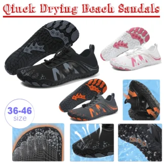 Zapatos de agua, sandalias de playa descalzas, zapatillas transpirables para bucear en el mar, secado Qiuck, surf, snorkel, calzado para nadar en la playa