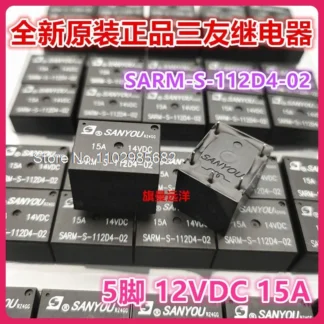 (10 unids/lote) SARM-S-112D4-02 15A 14VDC 5 12V 12VDC nuevo producto