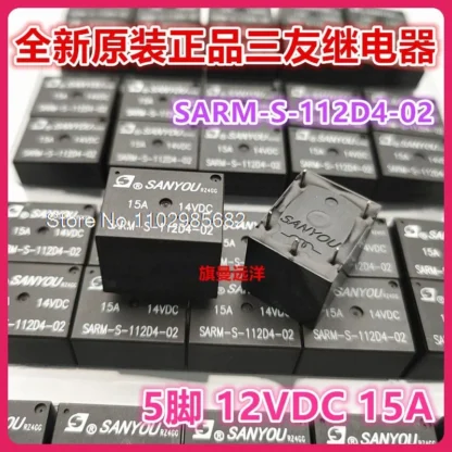 (10 unids/lote) SARM-S-112D4-02 15A 14VDC 5 12V 12VDC nuevo producto