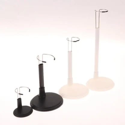 1 Uds. Marioneta simulada para muñeca blanca y negra, soporte ajustable, soporte para exhibición de tienda de juguetes, accesorios para casa de muñecas, soporte para muñeca