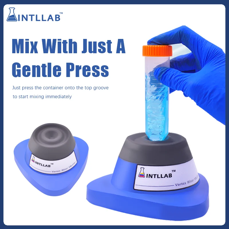Oscilador de vórtice de laboratorio, Mini licuadora de tinta de velocidad ajustable, contenedor de pigmento orbital, mezclador de muestras temblorosas de 2800rpm