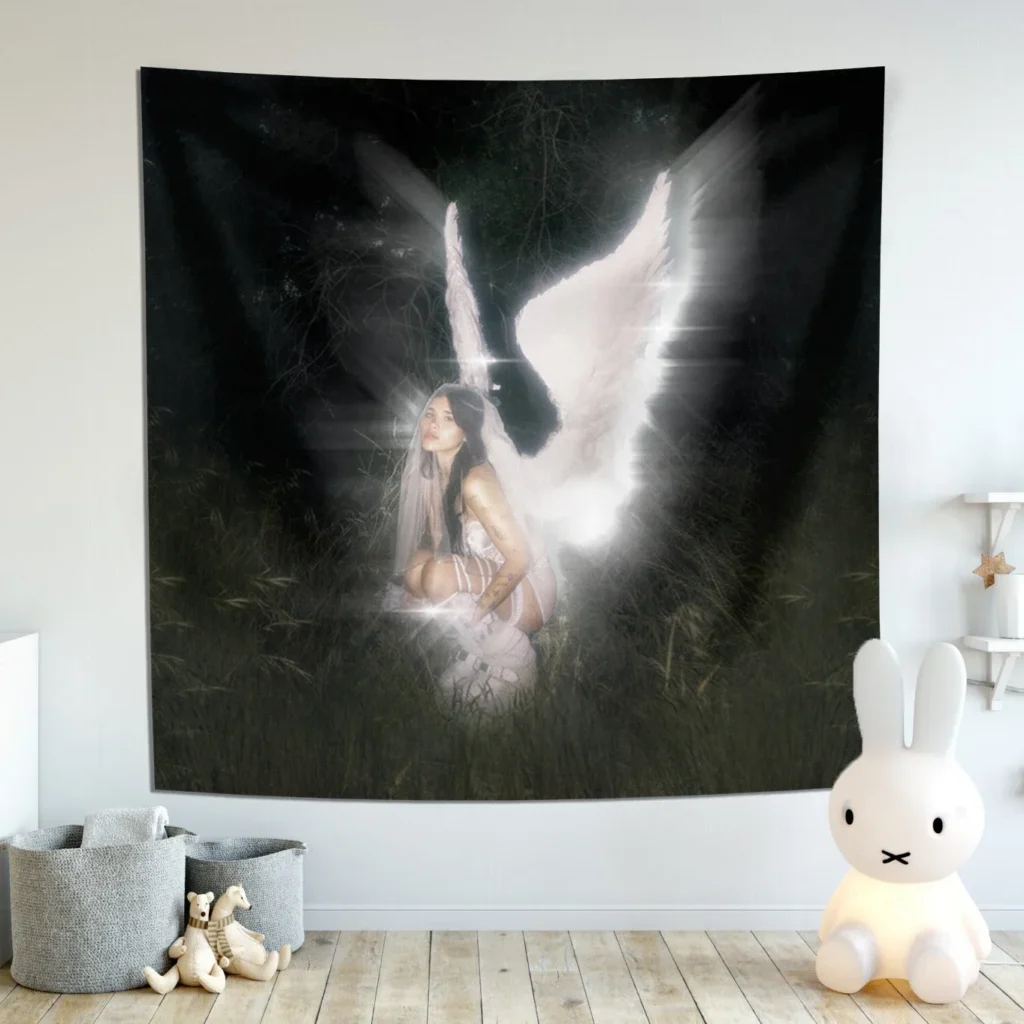 Cubierta de álbum de música Nessa barvet Singer, póster de Young Forever, tapiz bohemio, decoración del hogar, regalo para fanáticos
