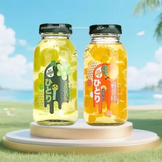 FuXiangSheng-Jugo de Frutas de Uva/Pêssego 2.16oz(328ml)*3 botellas