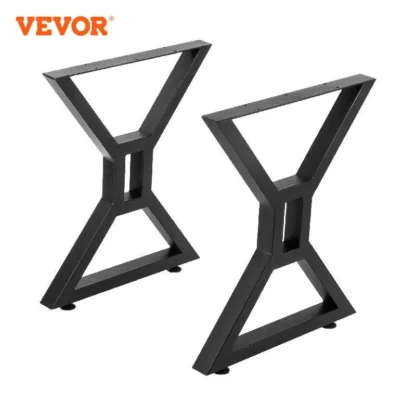 VEVOR 2 uds patas de mesa de Metal Simple DIY pies de mesa soporte muebles accesorios de Hardware para el hogar Oficina piezas de mesa de escritorio