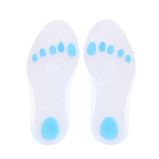 Plantillas cómodas a prueba de golpes, cojines para zapatos deportivos, almohadillas de silicona para zapatos, masajeador para el cuidado de los pies, talla 35-37, 1 par