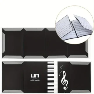 Carpeta de música expandible de 4 páginas A4, 6 bolsillos, hoja de almacenamiento de partituras de Piano grande, modificación de escritura, modificación de partituras