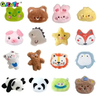 Broche de felpa de dibujos animados en 3D, 1 piezas, insignia de ropa de dinosaurio pequeño, alfileres, mochilas, decoración colgante, accesorios de bricolaje, juguete de peluche