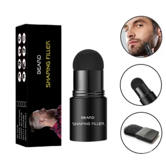 Palo de relleno de barba, Kit de crecimiento de barba, potenciador de relleno de barba, herramientas para dar forma a bigote más gruesas y duraderas, polvo de maquillaje para hombres