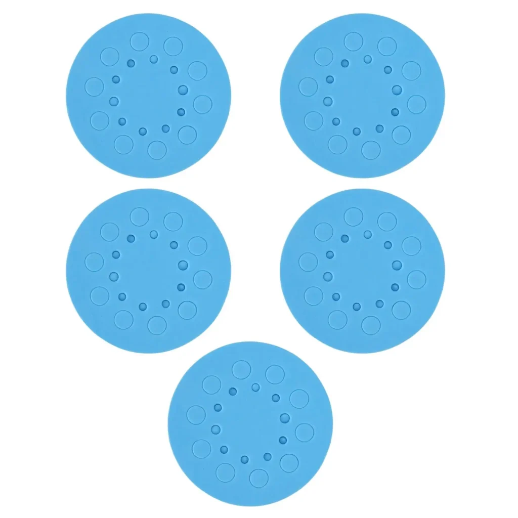 Soporte redondo para tubos de ensayo de espuma, estante flotante reutilizable para tubos de 0,2ml 0,,5ml 1,5ml 2ml, azul para accesorios de laboratorio con 0 agujeros, 5 uds.