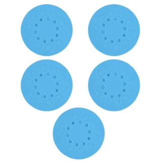 Soporte redondo para tubos de ensayo de espuma, estante flotante reutilizable para tubos de 0,2ml 0,,5ml 1,5ml 2ml, azul para accesorios de laboratorio con 0 agujeros, 5 uds.