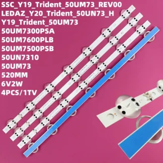 Tira de LED para iluminación trasera para Y19_Trident_50UM73_REV00 50UM7300 50UM7360 50UM7500 50UM7510 50UM7600 NC500DQG-VXHX3 EAV 6459201