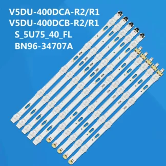 Tira de LED para iluminación trasera (10) para Samsung UE40JU6000U UN40JU6500G UE40MU6120K UE40JU6072 UN40KU6300G UE40MU6000 UE40JU7000U UE40KU6020