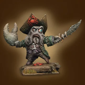 40 mm CAPITÁN DAVY BIG CLAW, figura modelo de resina GK, mitología animal, kit sin montar y sin pintar