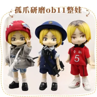 Haikyuu!! Caja ciega Bjd Kozume Kenma Set Ob11 conjunto de muñeca entera Gsc 12 Cent regalo de cuerpo sólido muñeca móvil regalos de animación para niñas