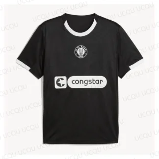 Pauli 25-26 tercer Kit Jersey ropa de calle camiseta de fútbol de gran tamaño Casual Unisex Top de fútbol ropa de seguidor de edición limitada