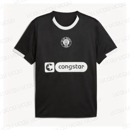 Pauli 25-26 tercer Kit Jersey ropa de calle camiseta de fútbol de gran tamaño Casual Unisex Top de fútbol ropa de seguidor de edición limitada