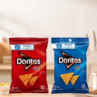 Chips de tortilla de queso Nacho Doritos/chips de tortilla Cool Ranch 2,5 oz (70,8 g) * 4 paquetes