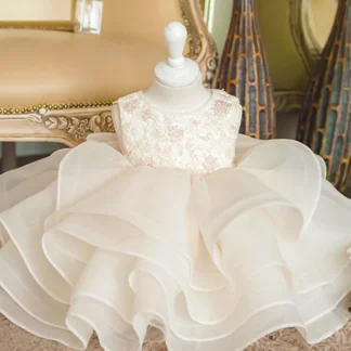 Falda de princesa para niños, vestido de noche de Piano de cumpleaños de tul hinchado, novedad de verano, mezcla de algodón y poliéster para niñas Dr