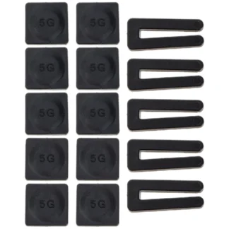 Juego de 5 unidades de Kit de equilibrio de ventilador de techo, 2 pesos, 1 abrazadera, accesorios para aspas de ventilador, Reduce el ruido, arreglo oscilante, estabiliza los accesorios de iluminación