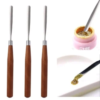 Agitador de Gel para esmalte de uñas, crema agitadora, mezcla de base, espátula para decoración de uñas, herramientas de manicura, espátula de maquillaje, varilla agitadora