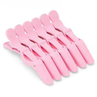 Pinzas para el cabello de peluquero profesional, pinzas de peluquería, pinza para seccionar el cabello, accesorios de peluquería, 6 uds.
