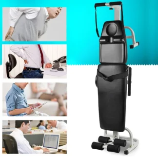 Dispositivo de tracción cervical ajustable para cuello y espalda, máquina de estiramiento multifuncional para la salud de la columna vertebral con seguridad