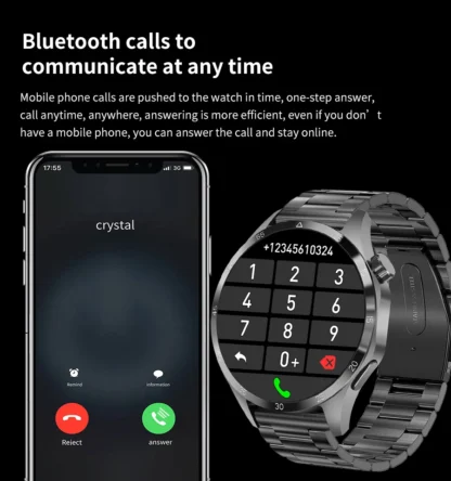 2025 nueva fábrica reloj inteligente hombres reloj 4 Pro AMOLED HD pantalla Bluetooth llamada monitoreo de salud Smartwatch hombres para Android ios