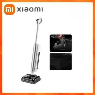 XIAOMI MIJIA-lavadora de suelo antienredos inalámbrica, aspiradora húmeda y seca 4Pro para el hogar, fregona con rodillo trepador de autolimpieza