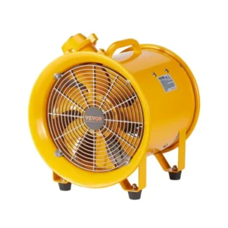 VEVOR Ventilador portátil, ventilador cilíndrico resistente de 16", extractor de tienda fuerte de 1100 W 4240 CFM, cable de alimentación de 16,4 pies (sin carga