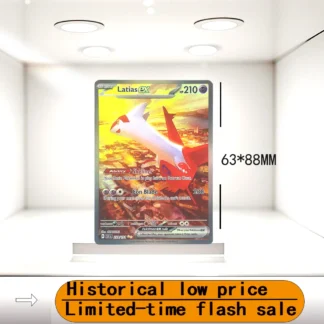 Tarjetas PKM holográficas Latias EX Altaria EX Greninja EX Kingdra EX, pasatiempos, colección rara, tarjetas de batalla, juguetes, regalos