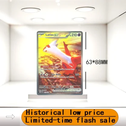 Tarjetas PKM holográficas Latias EX Altaria EX Greninja EX Kingdra EX, pasatiempos, colección rara, tarjetas de batalla, juguetes, regalos