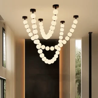 Luces led modernas para decoración del hogar, lámparas colgantes para sala de estar, candelabros para comedor, iluminación interior