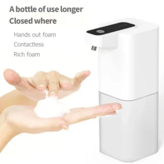 Dispensadores automáticos de jabón, máquina de espuma, inducción, lavado de manos, recargable por USB, 400ML, 4 engranajes, ajustable, impermeable, portátil